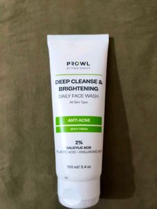 face wash, serum, moisturizer
