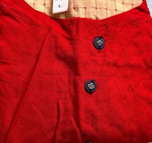 Softness  Tunics Red- Top