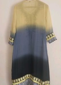 Embroidered Ombre Kurta