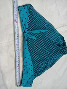 Teal &amp; Black 🔥Houndstooth Bikini Bottom