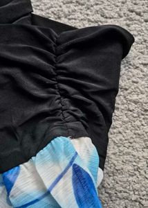 Flowy Blue Beach Skirt