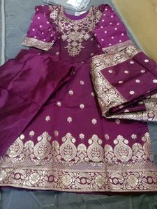 Elegant Embroidered Salwar Suit
