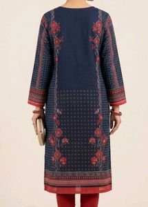 Stylish Navy Blue Printed Kurta