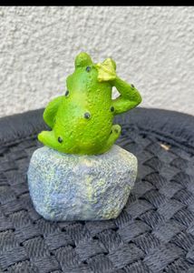 Set Of 3 Decor Item Frog