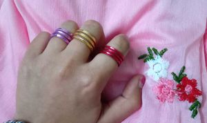 Handmade Beaded Bracelet &amp; Ring Set