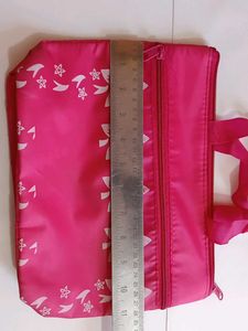 Stylish Ladies Cosmetic Pouch Set (2 Pieces) – Pin