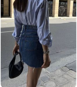 Classic Blue Denim Mini Skirt
