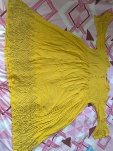 Avaasa Anarkali Kurti With Flared Arms