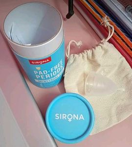 Sirona Reusable Menstrual Cup for Women new packed