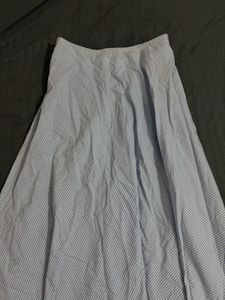 Chic Striped Maxi Skirt