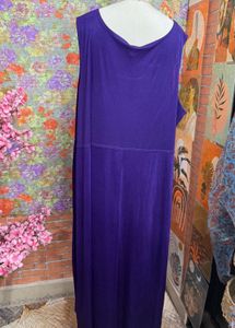 Elegant Purple Maxi Dress