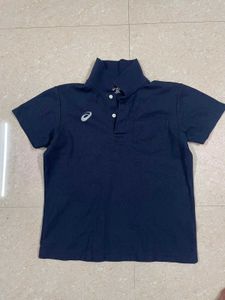 ASICS Navy Blue Polo Shirt