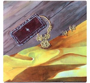Original Oil Painting (pure Gold Foil Art)