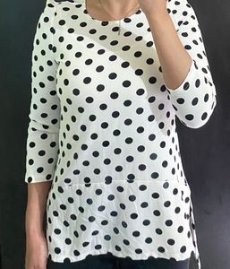 Cream Polka Dot Tunic