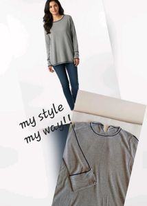 Grey Long Sleeve Sweater