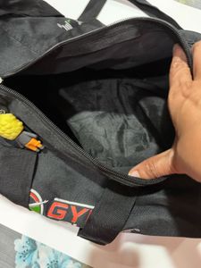 Black Duffle Gym Bag