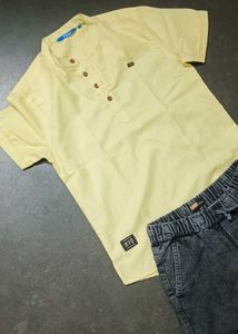 Boys Casual Kurta and Jeans Set