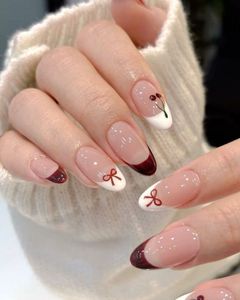 Elegant French Tip Press-On Nails
