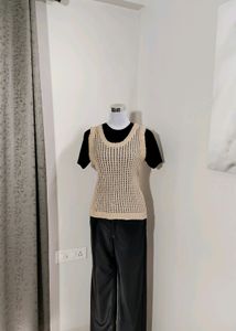 Crochet Woolen Vest