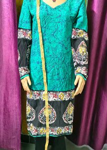 Suit Designer Printed Kurta Shalwar Dupatta