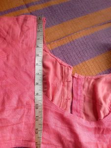 Pink Striped Cotton Blouse