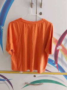 Orange Oversized Tee