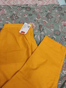 W Brand Mustard Yellow Palazzo Pants