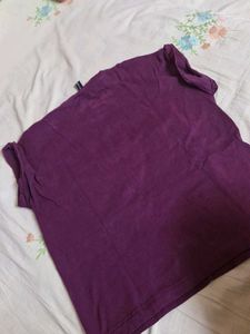 Chic Purple Graphic Tee