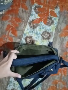 Heavy Storage Blue Hand Bag
