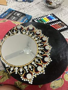Big Mirror Lippan Artwork