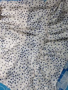 This Midi In White Color Georget Fabric.... Looking Cool Must Buy It