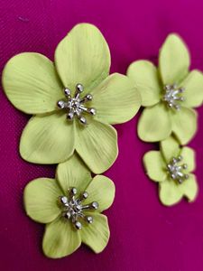 Floral Statement Earrings