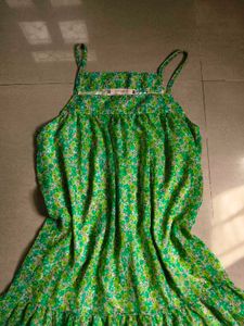 Green Floral Dress