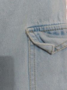 Light Wash Cargo Jeans
