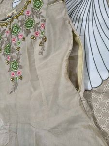 Elegant Embroidered Ethnic Gown