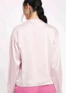 MADAME Pink Regular Fit Top