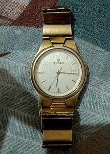 Titan Gold Analog Watch