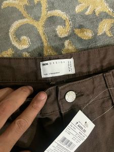 ASOS DESIGN Brown Carpenter Pants
