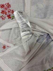 Vero Moda White Floral Print T-Shirt
