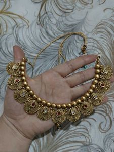Indian Traditional Gold plated Necklace Set