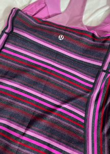 Striped Halter Neck Top