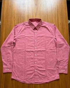 Men's Pink Printed Shirt