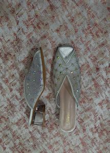 Elegant Embellished Mules