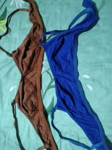 comfortable cotton katori cut bra