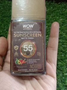 Wow Skin Science Sunscreen SPF 55