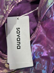 Iridescent Purple halter top