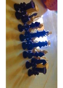 Vintage Chess Pieces Set