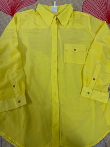 Bright Yellow Long Sleeve Shirt