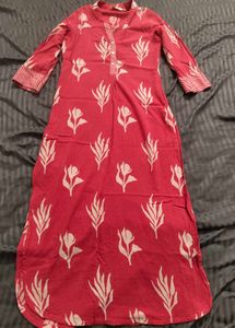 Vibrant Floral Print Kurta