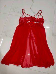 Sexy Red Babydoll Lingerie